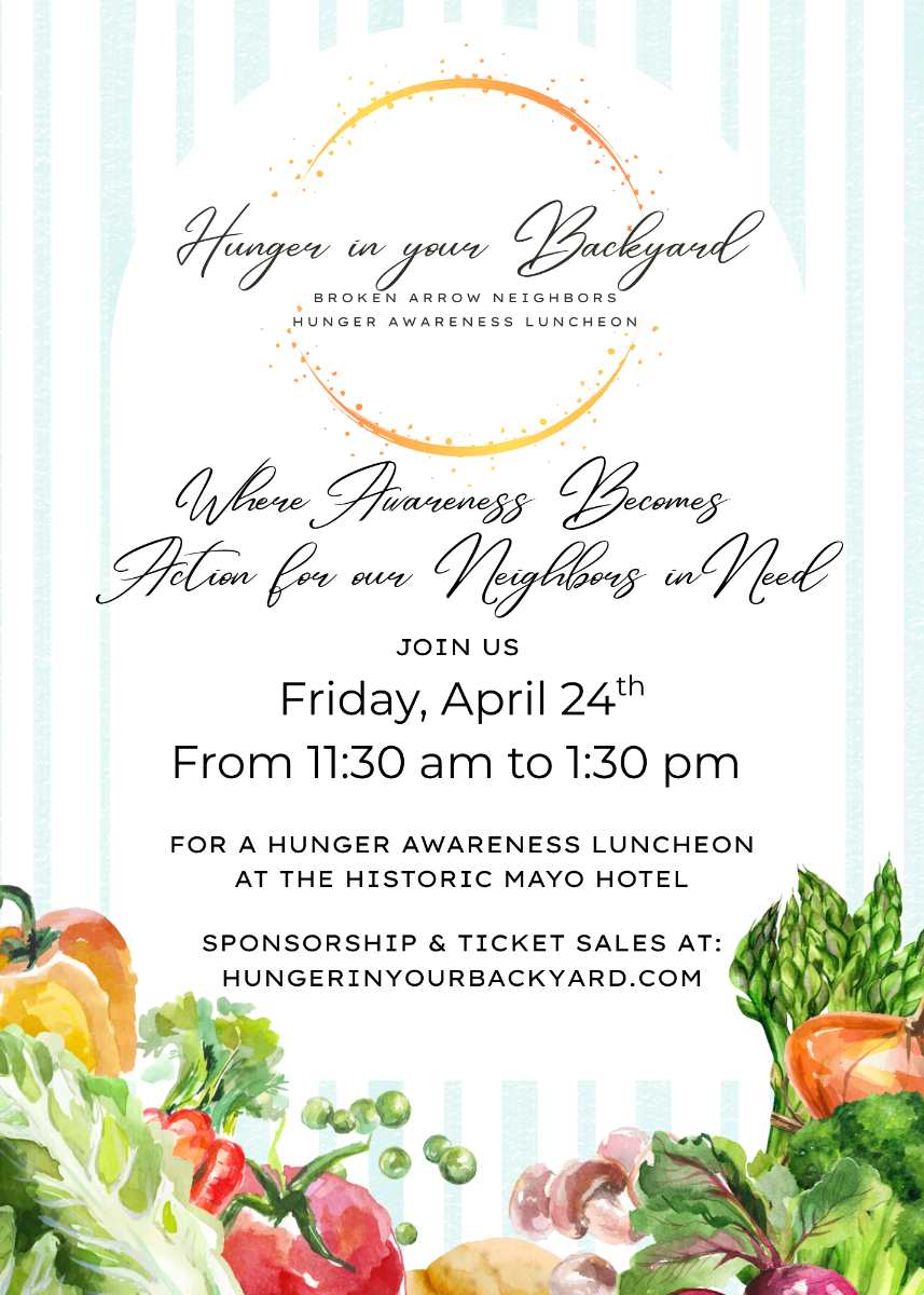 Hunger in your Backyard Invitation